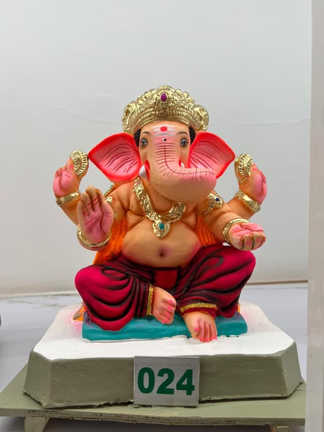 Eco-Friendly Ganpati - 7 inch
